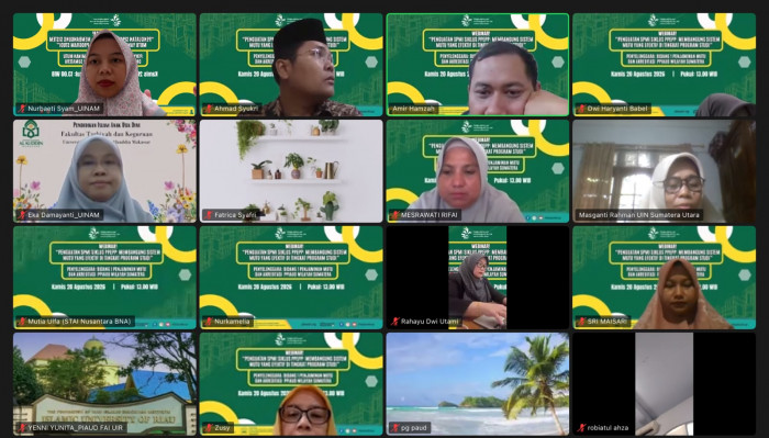 Dosen PIAUD FTK UIN Alauddin Makassar Ikuti Webinar Penguatan SPMI Siklus PPEPP
